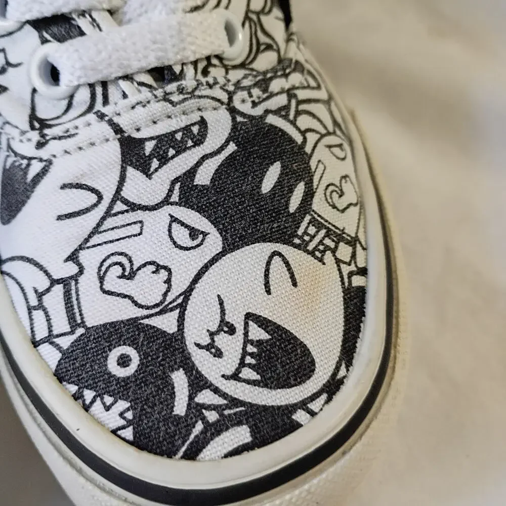 Vans Nintendo Super Mario Bros Villains Game Over Sneakers W7 M5.5 Canvas Skate - Picture 11 of 15